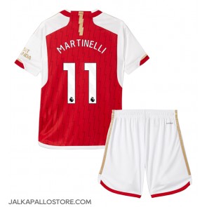 Arsenal Gabriel Martinelli #11 Kotipaita Lapsille 2023-24 Lyhythihainen (+ shortsit)